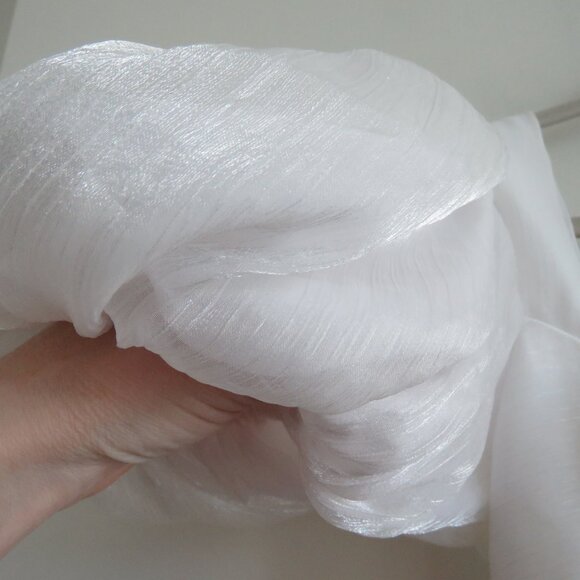 ADEIRLINA Here Comes The Sun White Puff Sleeve Bodice Dress Romantic Wedding - Picture 10 of 16